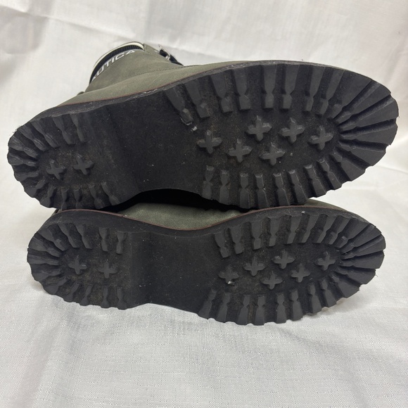 Nautica Galiah Olive Green Hiking Boots Combat Army Work Size 7.5 Women’s EUC - Picture 3 of 4